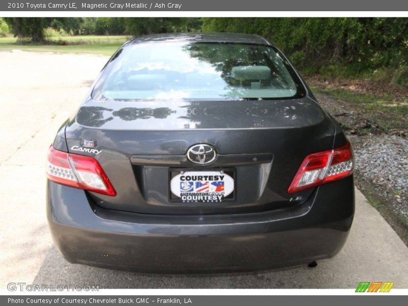 Magnetic Gray Metallic / Ash Gray 2010 Toyota Camry LE