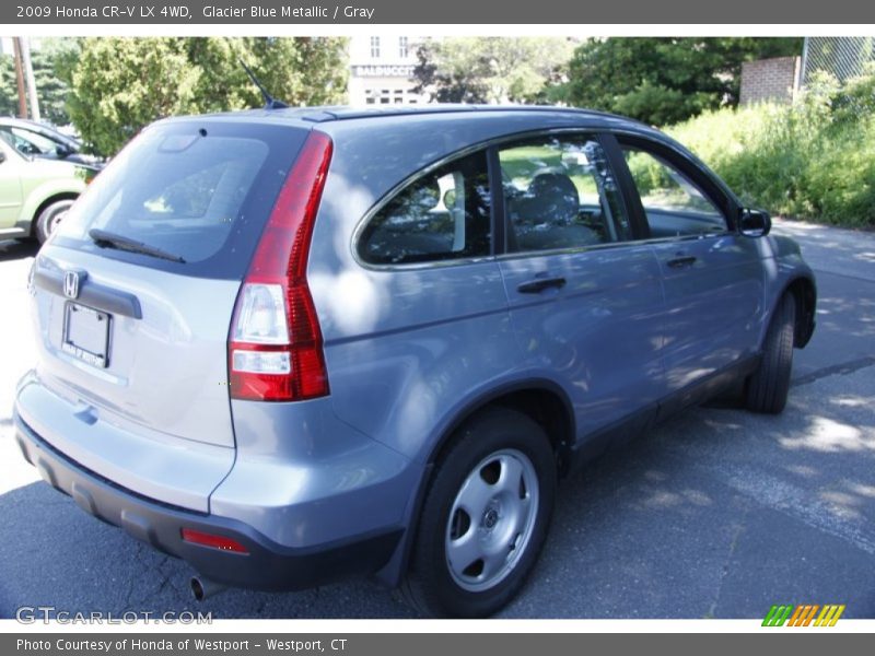 Glacier Blue Metallic / Gray 2009 Honda CR-V LX 4WD