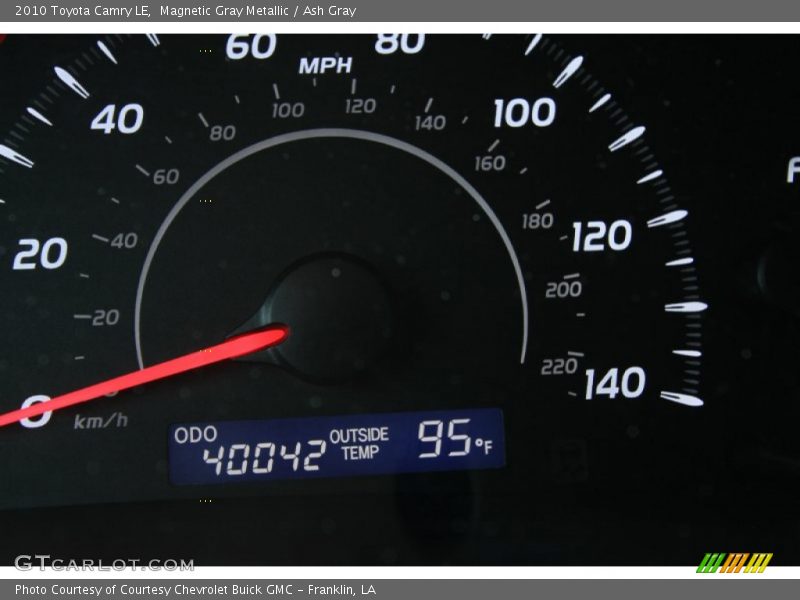 Magnetic Gray Metallic / Ash Gray 2010 Toyota Camry LE
