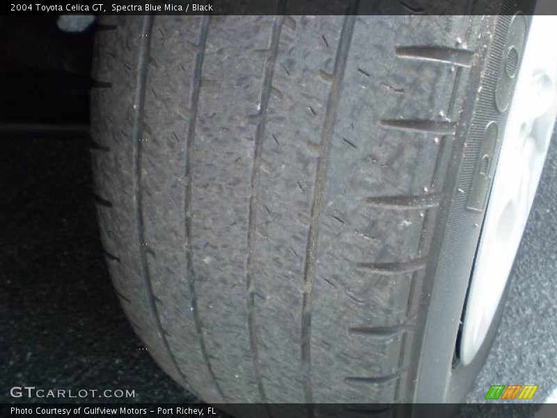 Spectra Blue Mica / Black 2004 Toyota Celica GT