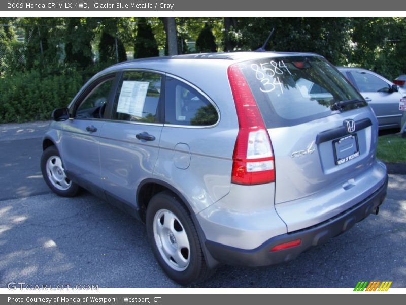 Glacier Blue Metallic / Gray 2009 Honda CR-V LX 4WD