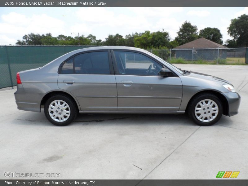 Magnesium Metallic / Gray 2005 Honda Civic LX Sedan