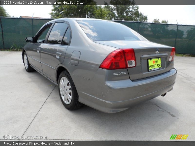 Magnesium Metallic / Gray 2005 Honda Civic LX Sedan