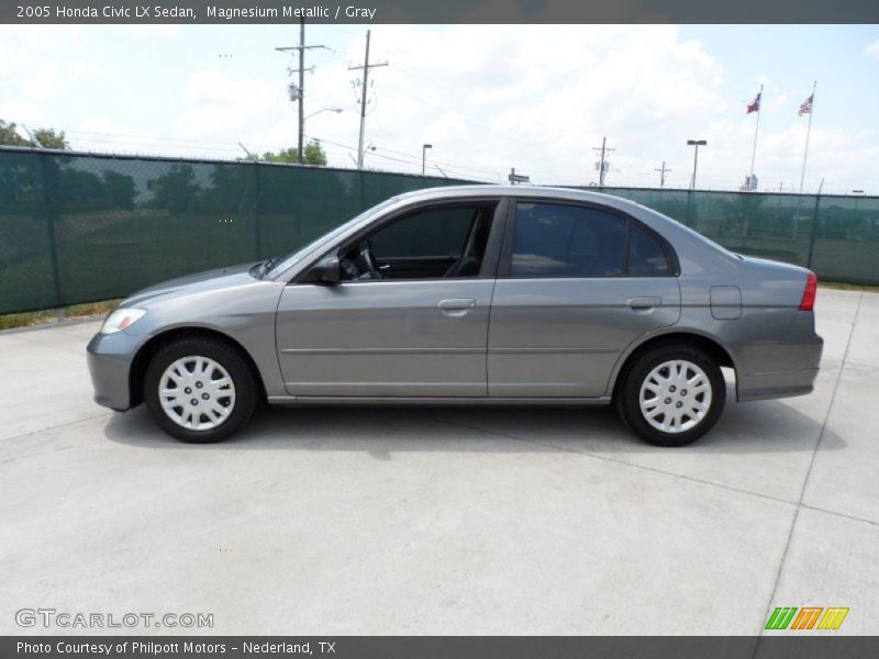Magnesium Metallic / Gray 2005 Honda Civic LX Sedan