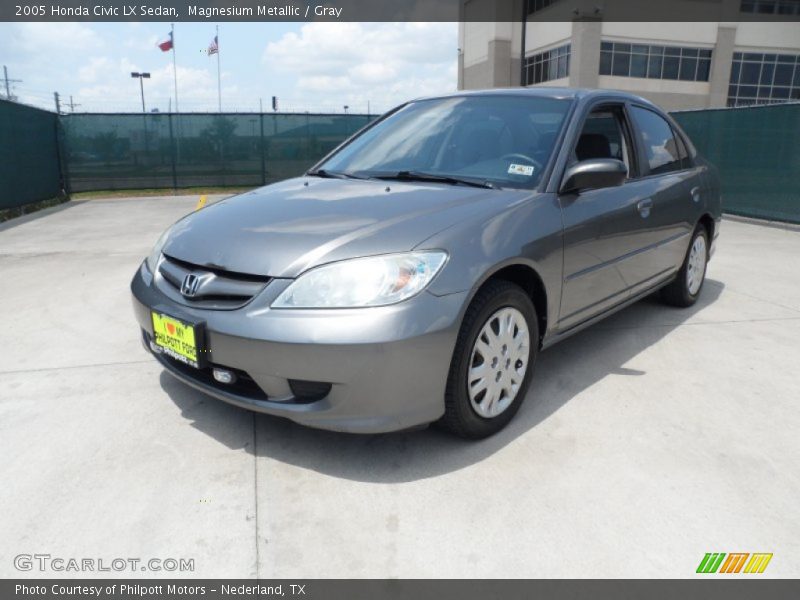 Magnesium Metallic / Gray 2005 Honda Civic LX Sedan