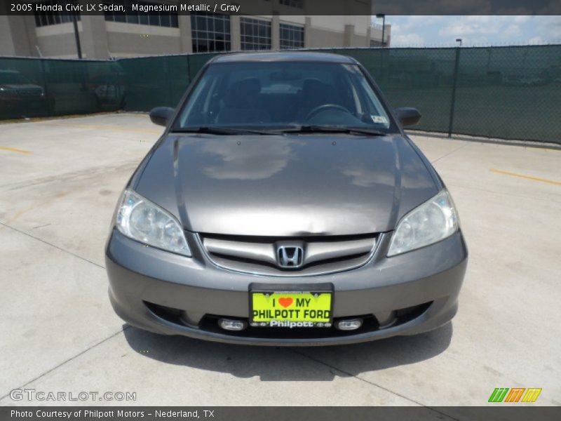 Magnesium Metallic / Gray 2005 Honda Civic LX Sedan