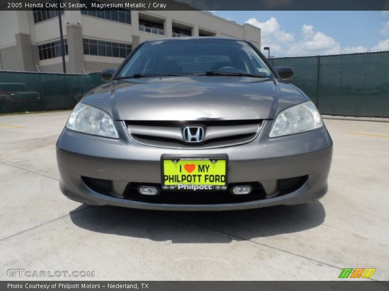 Magnesium Metallic / Gray 2005 Honda Civic LX Sedan