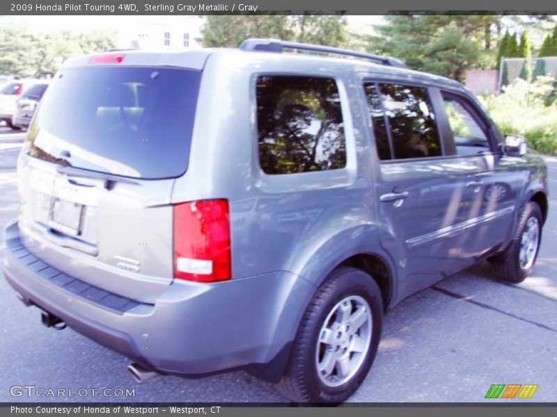 Sterling Gray Metallic / Gray 2009 Honda Pilot Touring 4WD