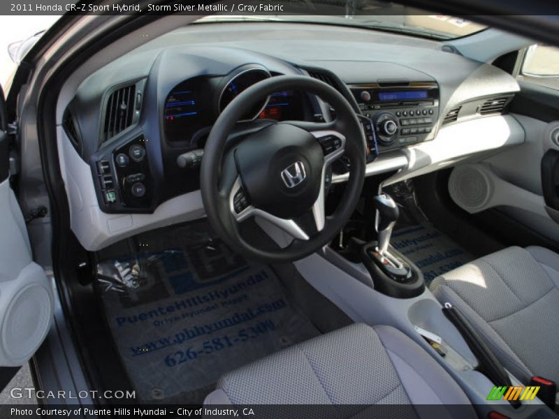 Gray Fabric Interior - 2011 CR-Z Sport Hybrid 