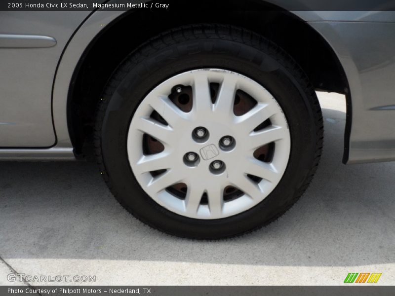 Magnesium Metallic / Gray 2005 Honda Civic LX Sedan