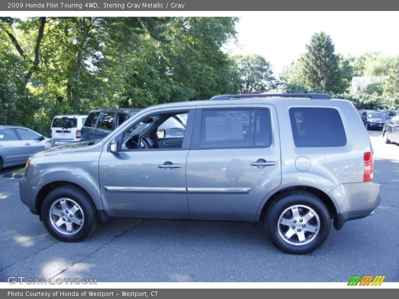 Sterling Gray Metallic / Gray 2009 Honda Pilot Touring 4WD