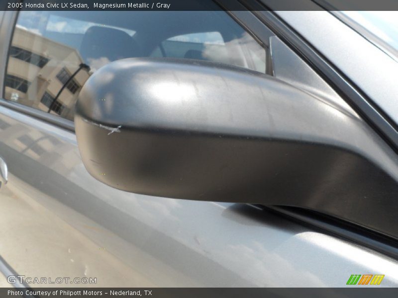 Magnesium Metallic / Gray 2005 Honda Civic LX Sedan