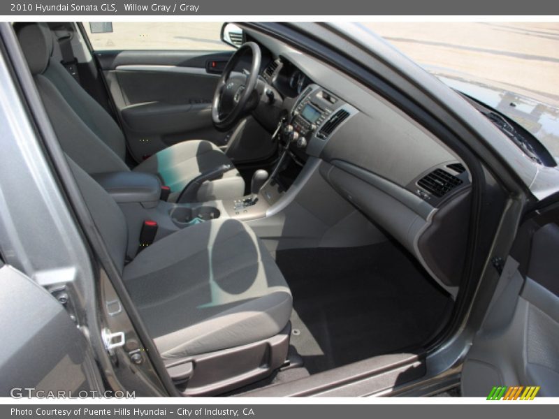 Willow Gray / Gray 2010 Hyundai Sonata GLS