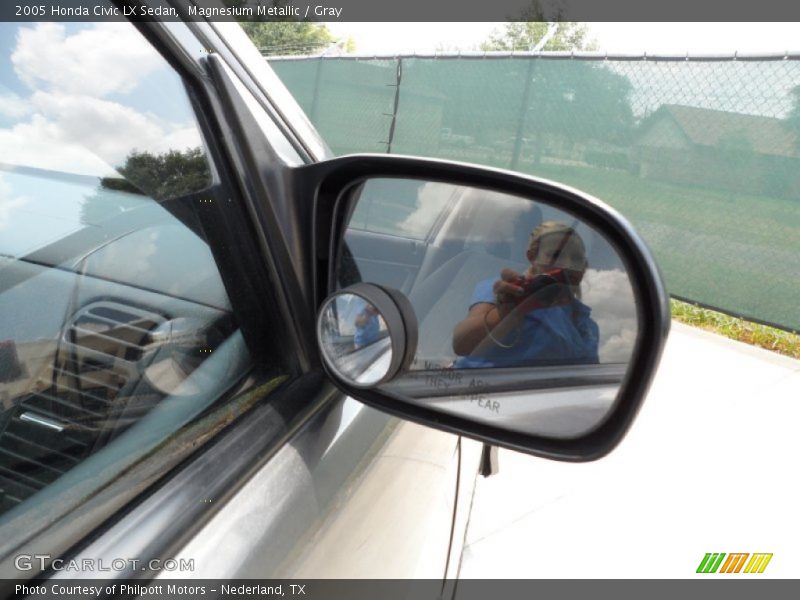 Magnesium Metallic / Gray 2005 Honda Civic LX Sedan