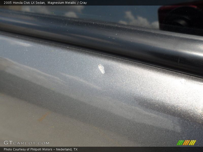 Magnesium Metallic / Gray 2005 Honda Civic LX Sedan