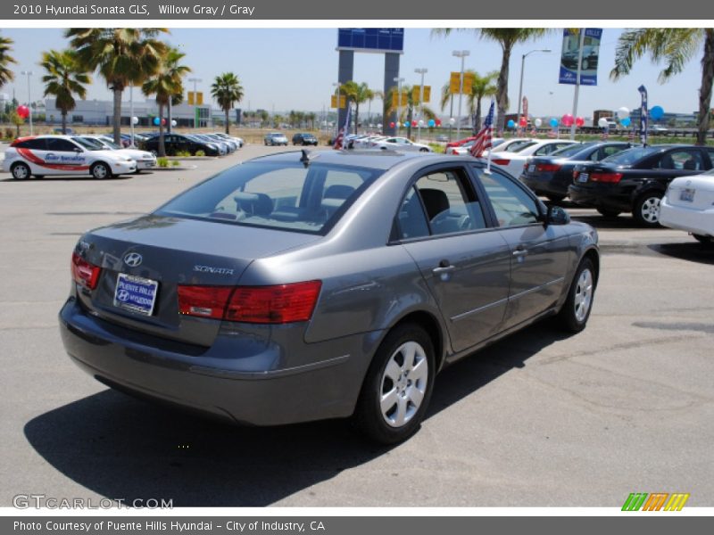 Willow Gray / Gray 2010 Hyundai Sonata GLS