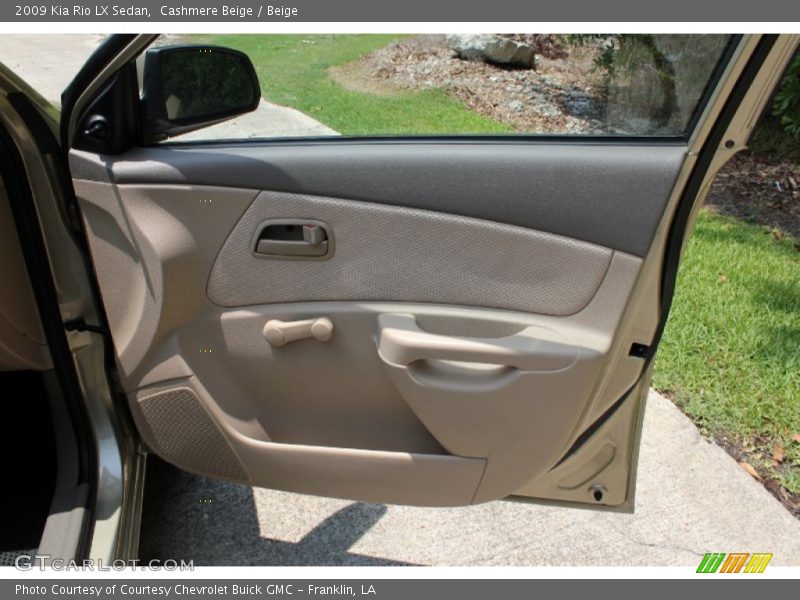 Cashmere Beige / Beige 2009 Kia Rio LX Sedan