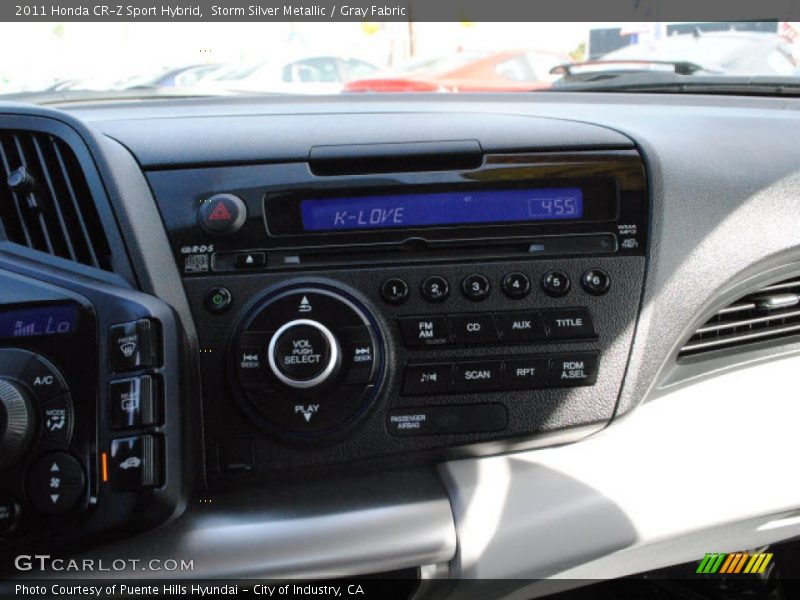 Controls of 2011 CR-Z Sport Hybrid