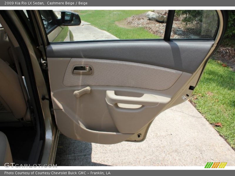 Cashmere Beige / Beige 2009 Kia Rio LX Sedan