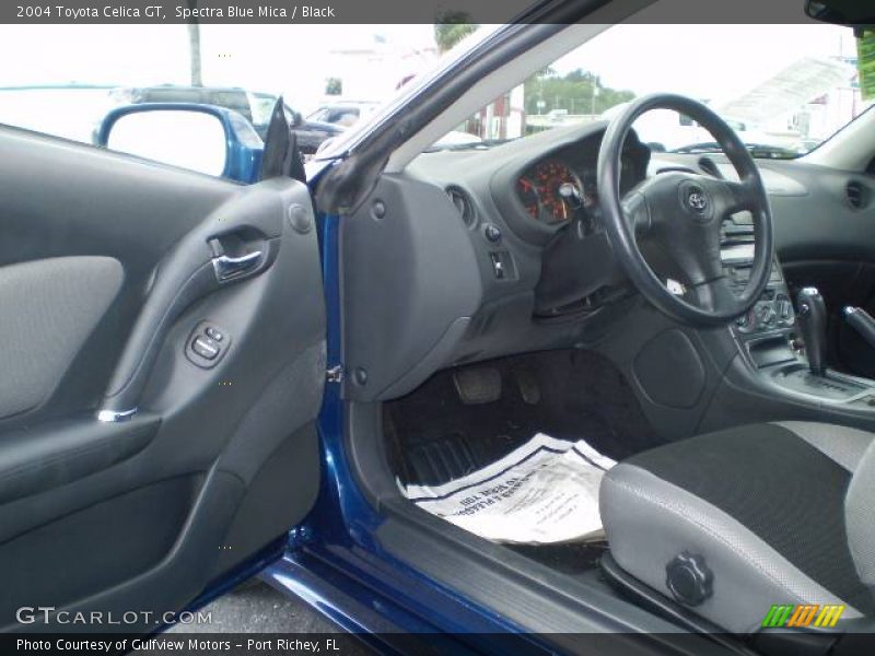 Spectra Blue Mica / Black 2004 Toyota Celica GT