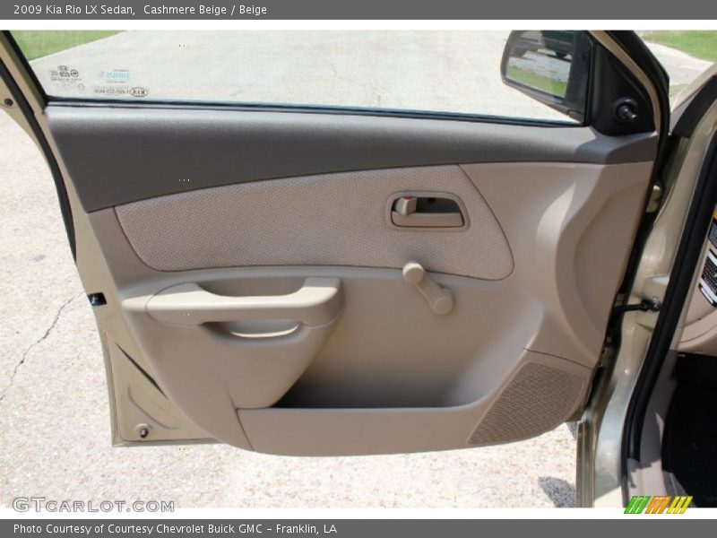 Door Panel of 2009 Rio LX Sedan