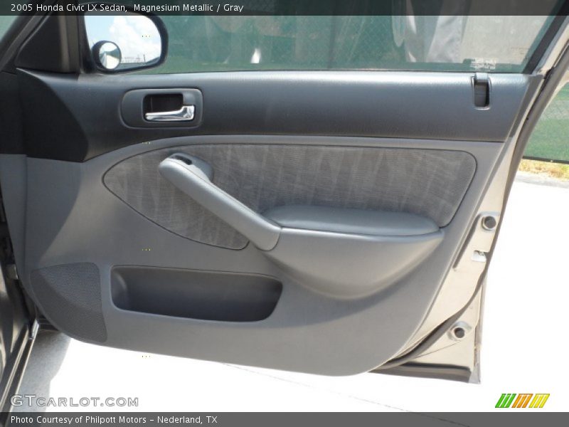 Magnesium Metallic / Gray 2005 Honda Civic LX Sedan