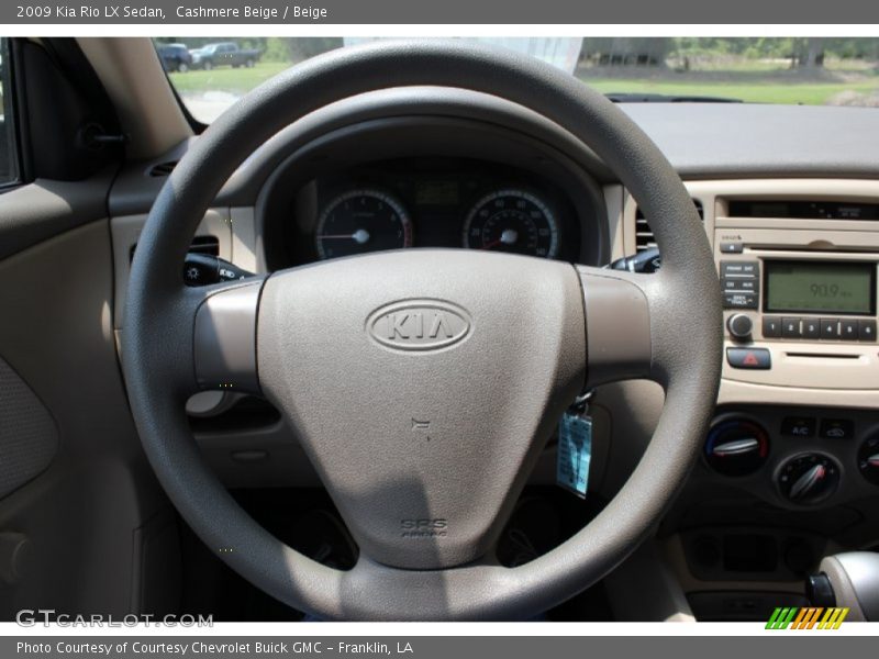  2009 Rio LX Sedan Steering Wheel