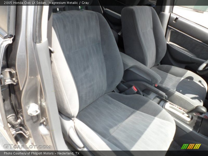 Magnesium Metallic / Gray 2005 Honda Civic LX Sedan