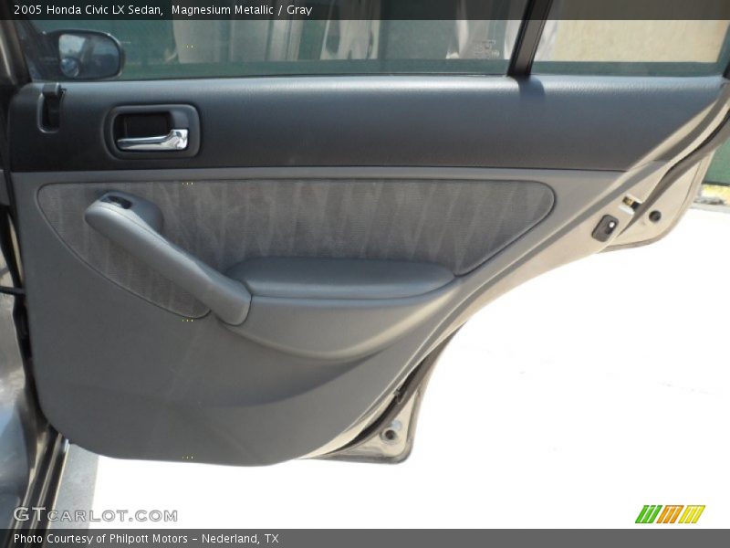 Magnesium Metallic / Gray 2005 Honda Civic LX Sedan