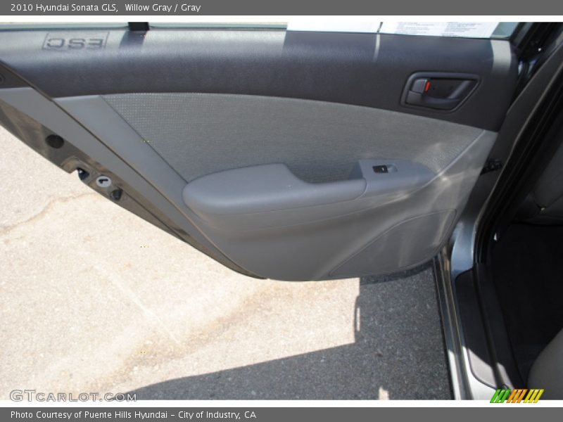 Willow Gray / Gray 2010 Hyundai Sonata GLS