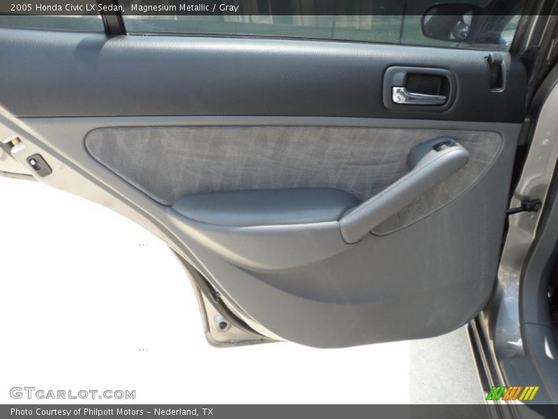 Magnesium Metallic / Gray 2005 Honda Civic LX Sedan