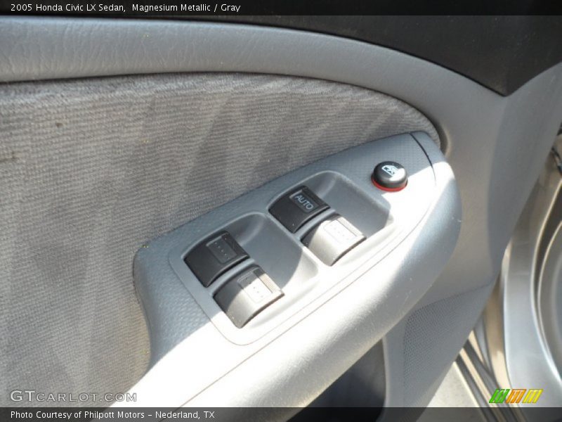 Magnesium Metallic / Gray 2005 Honda Civic LX Sedan