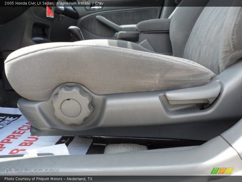 Magnesium Metallic / Gray 2005 Honda Civic LX Sedan