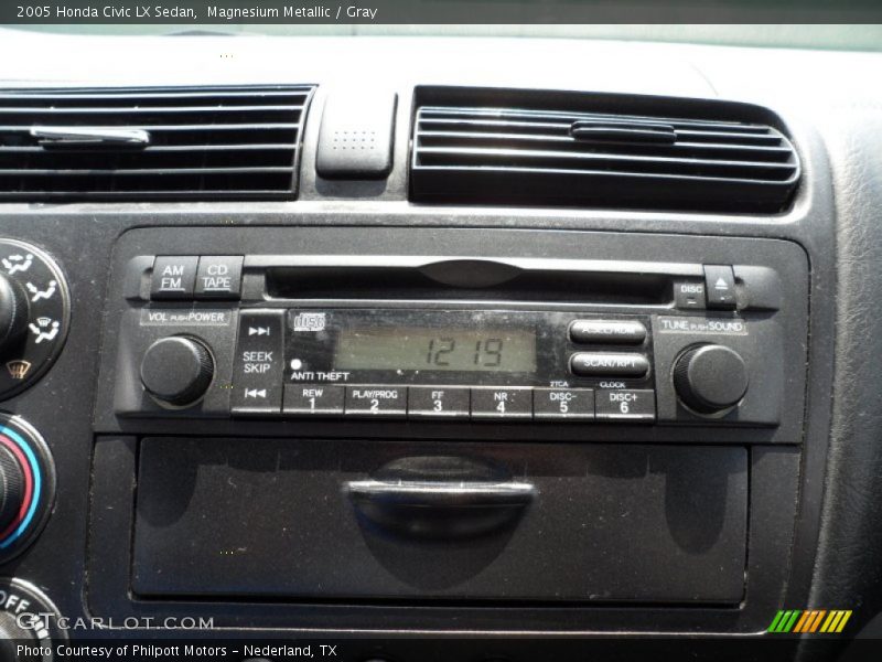 Magnesium Metallic / Gray 2005 Honda Civic LX Sedan