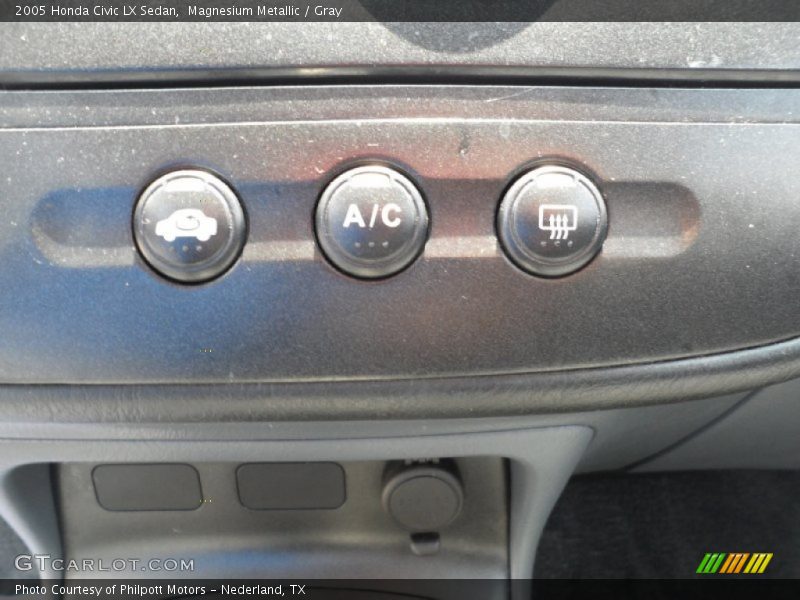 Magnesium Metallic / Gray 2005 Honda Civic LX Sedan