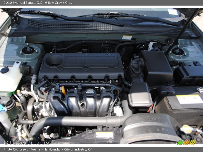 Willow Gray / Gray 2010 Hyundai Sonata GLS