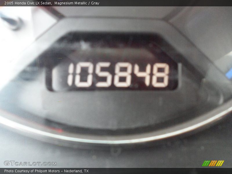 Magnesium Metallic / Gray 2005 Honda Civic LX Sedan