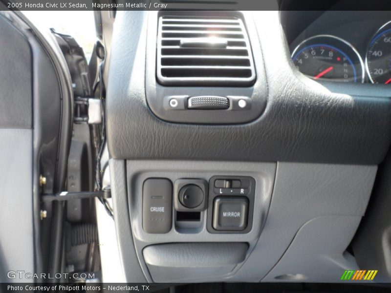 Magnesium Metallic / Gray 2005 Honda Civic LX Sedan