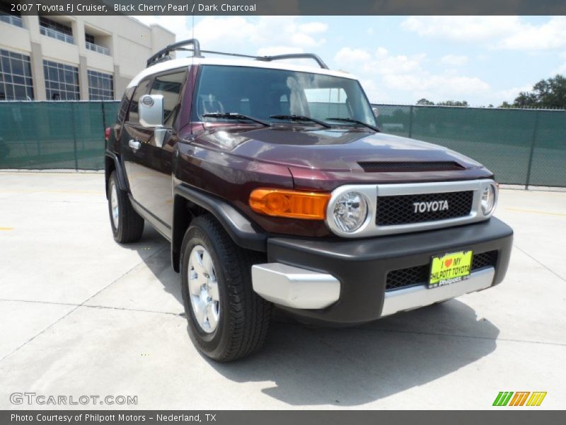 Black Cherry Pearl / Dark Charcoal 2007 Toyota FJ Cruiser