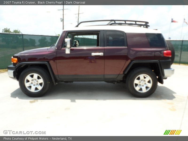 Black Cherry Pearl / Dark Charcoal 2007 Toyota FJ Cruiser
