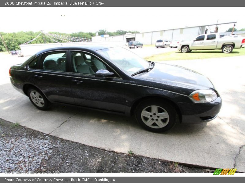 Imperial Blue Metallic / Gray 2008 Chevrolet Impala LS