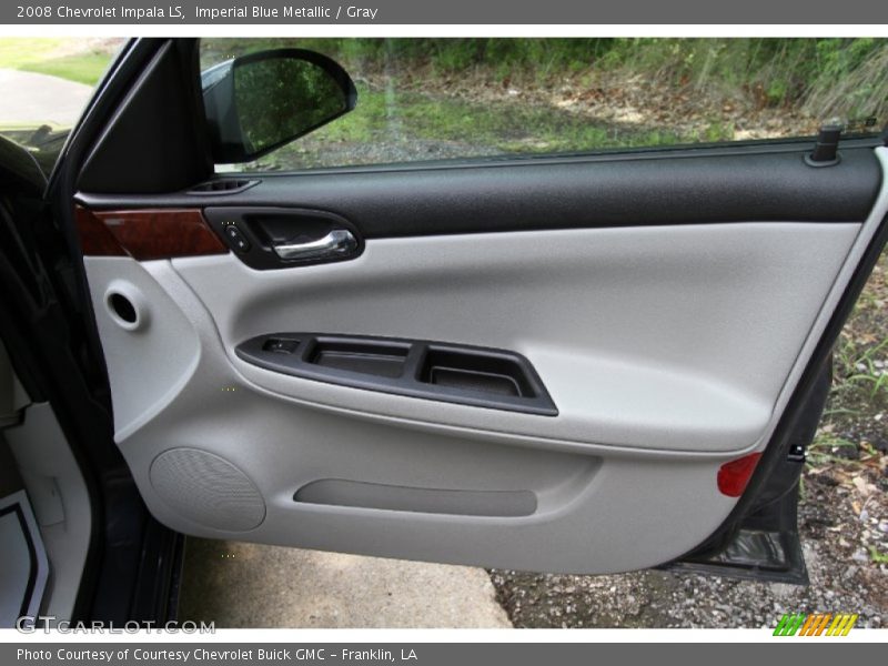 Imperial Blue Metallic / Gray 2008 Chevrolet Impala LS