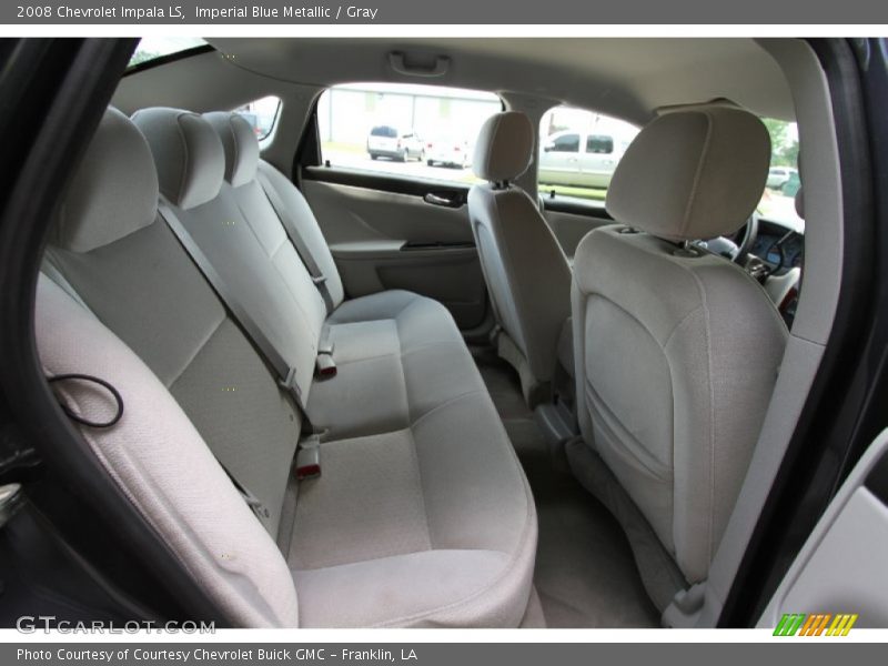 Imperial Blue Metallic / Gray 2008 Chevrolet Impala LS