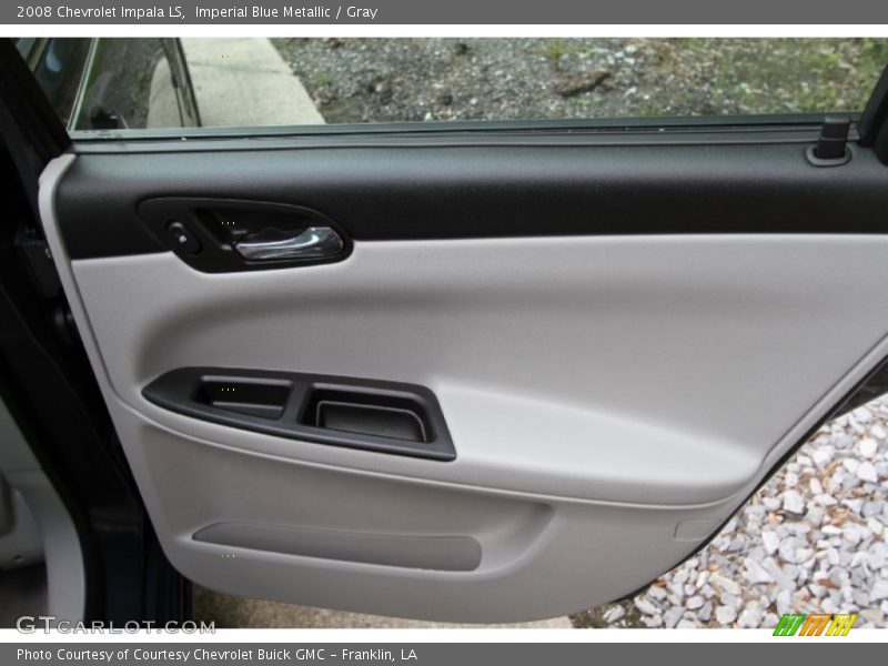 Imperial Blue Metallic / Gray 2008 Chevrolet Impala LS