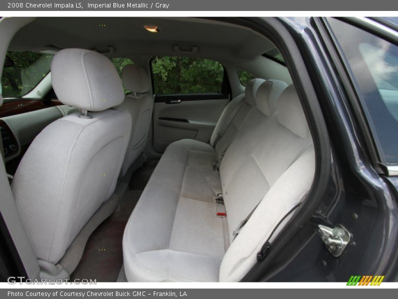 Imperial Blue Metallic / Gray 2008 Chevrolet Impala LS