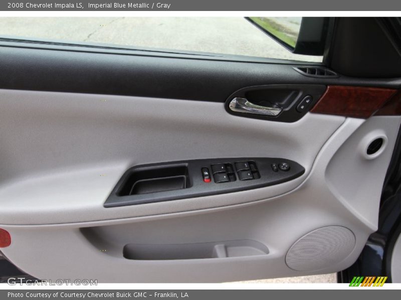 Imperial Blue Metallic / Gray 2008 Chevrolet Impala LS