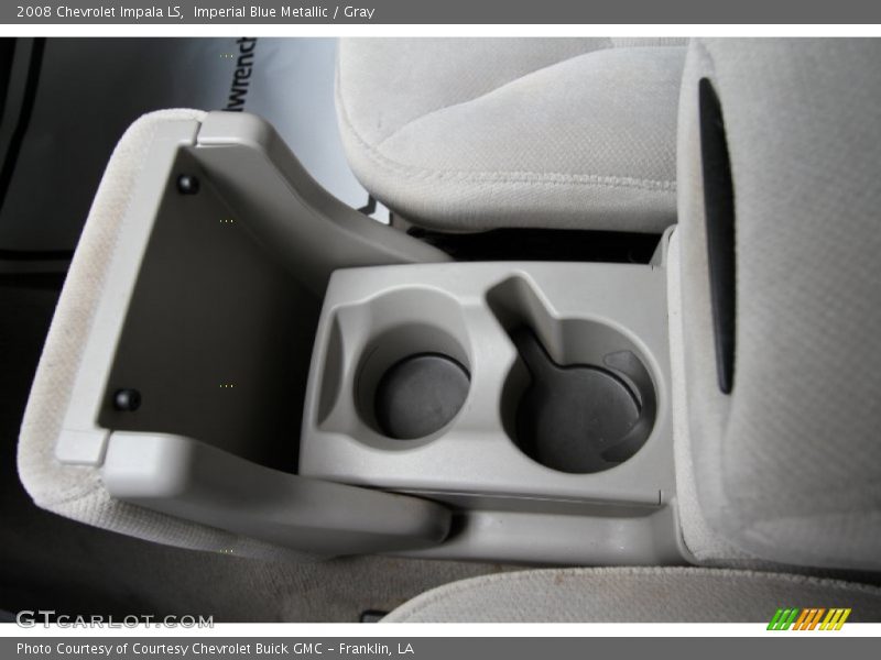 Imperial Blue Metallic / Gray 2008 Chevrolet Impala LS