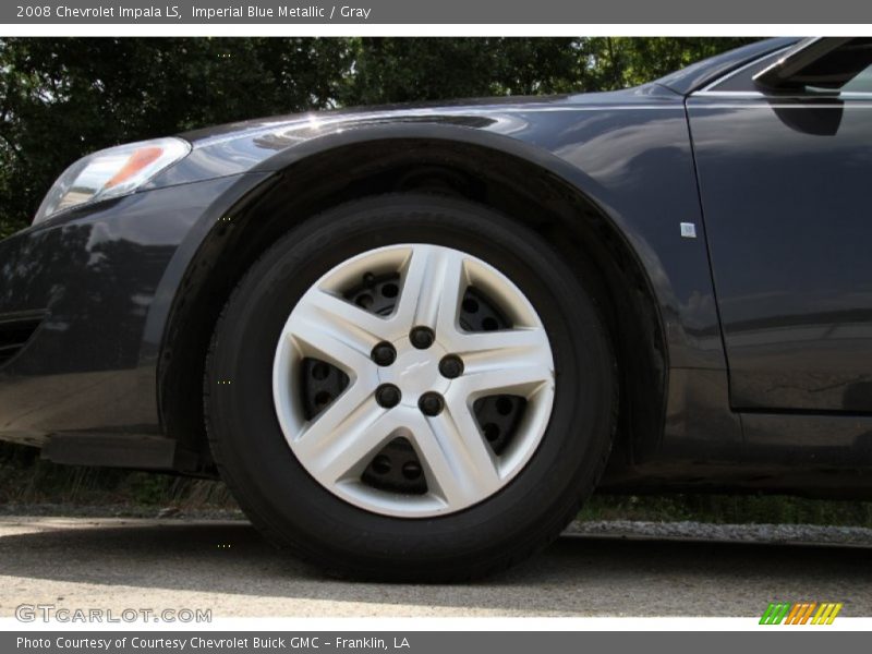Imperial Blue Metallic / Gray 2008 Chevrolet Impala LS