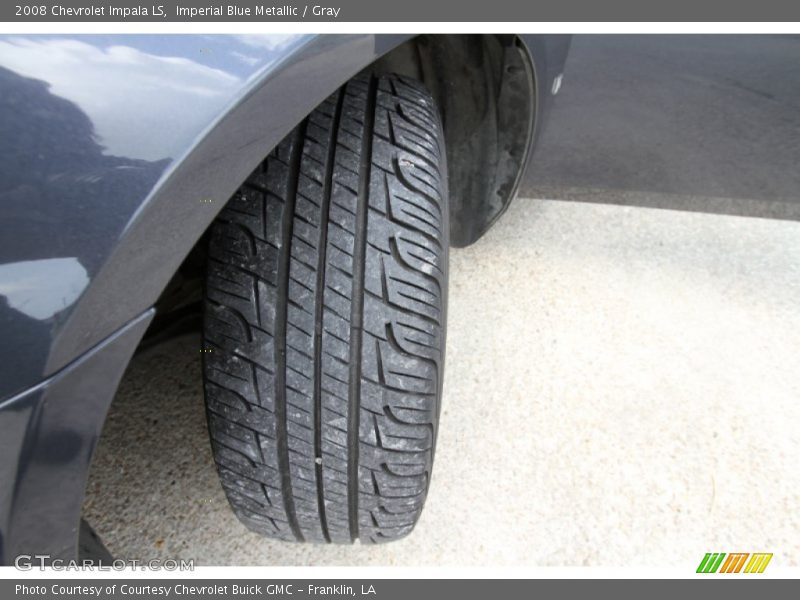 Imperial Blue Metallic / Gray 2008 Chevrolet Impala LS