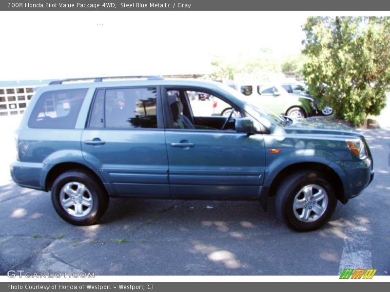 Steel Blue Metallic / Gray 2008 Honda Pilot Value Package 4WD